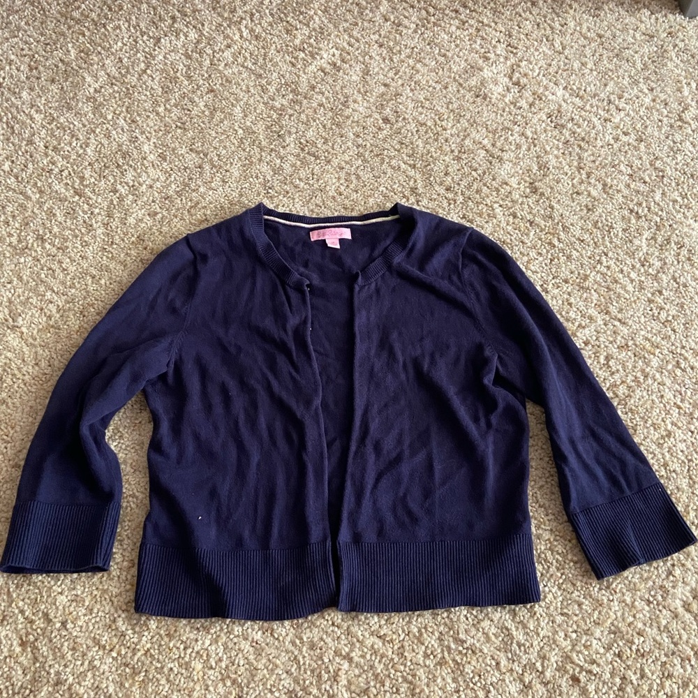 EUC Lilly Pulitzer Cropped Cardigan